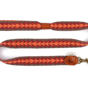 Leine "Peruvian Arrow Orange" von Buddy's Dogwear