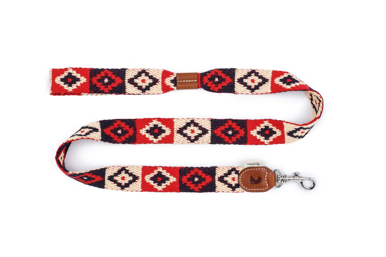 Leine "Peruvian Indian Red" von Buddy's Dogwear