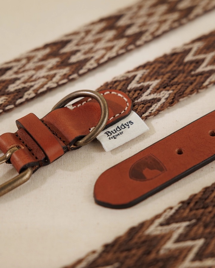 Halsband "Peruvian Brown" von Buddy's Dogwear – Bild 3